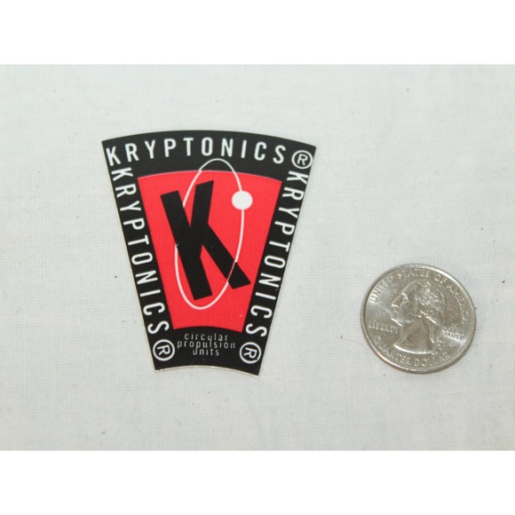 Kryptonics Vintage Inline Aggressive Rollerblade wheels Vinyl Sticker - Picture 3 of 3